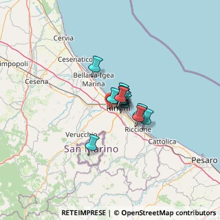 Mappa Via S. Leo, 47923 Rimini RN, Italia (6.48692)