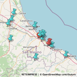 Mappa Via S. Leo, 47923 Rimini RN, Italia (16.11571)