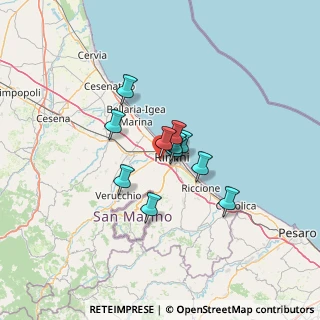 Mappa Via S. Leo, 47923 Rimini RN, Italia (8.50182)