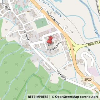 Mappa Via della Rena, 11/E, 55027 Gallicano, Lucca (Toscana)