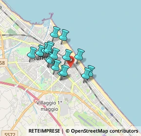 Mappa Viale Emilio Praga, 47923 Rimini RN, Italia (1.3)