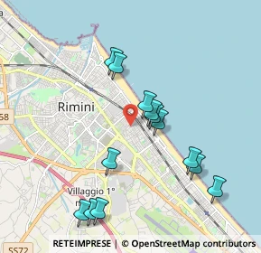 Mappa Viale Emilio Praga, 47923 Rimini RN, Italia (1.94846)