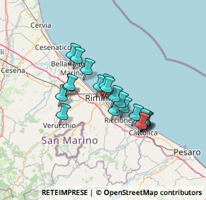 Mappa Viale Emilio Praga, 47923 Rimini RN, Italia (10.2645)