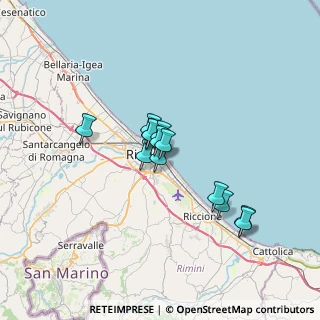Mappa Viale Emilio Praga, 47923 Rimini RN, Italia (4.78846)