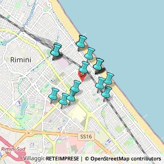 Mappa Viale Emilio Praga, 47923 Rimini RN, Italia (0.6645)