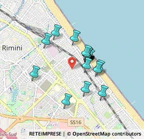 Mappa Viale Emilio Praga, 47923 Rimini RN, Italia (0.6325)