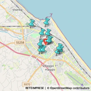 Mappa Via Padre Cesare Pronti, 47923 Rimini RN, Italia (1.08917)