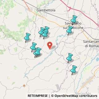 Mappa Via Provinciale Musano, 47020 Roncofreddo FC, Italia (3.70455)