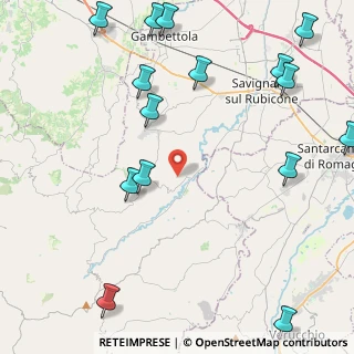 Mappa Via Provinciale Musano, 47020 Roncofreddo FC, Italia (6.11467)