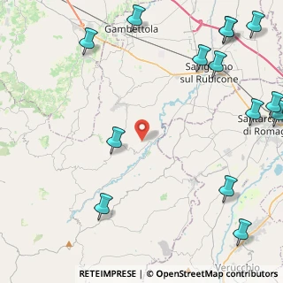 Mappa Via Provinciale Musano, 47020 Roncofreddo FC, Italia (6.82071)