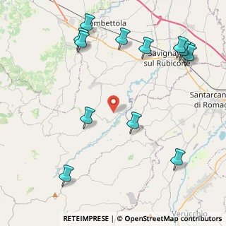 Mappa Via Provinciale Musano, 47020 Roncofreddo FC, Italia (5.50615)