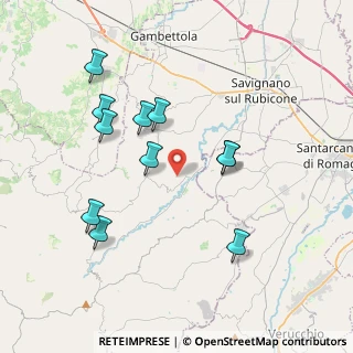 Mappa Via Provinciale Musano, 47020 Roncofreddo FC, Italia (3.84818)