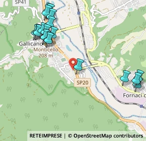 Mappa Via Gianfranco Bartolini, 55027 Gallicano LU, Italia (1.2835)