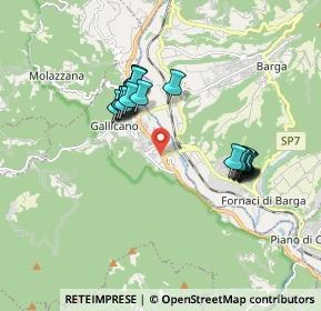 Mappa Via Gianfranco Bartolini, 55027 Gallicano LU, Italia (1.6495)