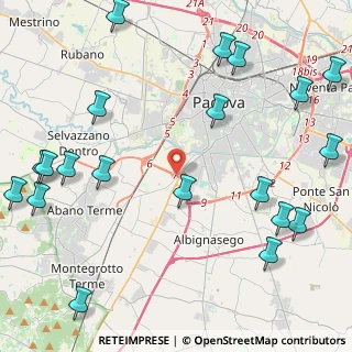 Mappa Romana Aponense, 35020 Mandriola-Sant'Agostino PD, Italia (6.0315)