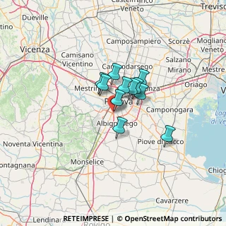 Mappa Via R. Sanzio, 35020 Albignasego PD, Italia (7.72182)