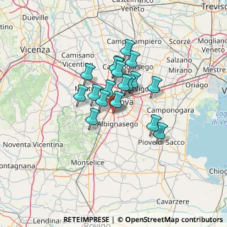 Mappa Via Galilei Galileo, 35020 Mandriola-Sant'Agostino PD, Italia (9.32)