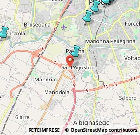 Mappa Via Galilei Galileo, 35020 Mandriola-Sant'Agostino PD, Italia (3.65214)