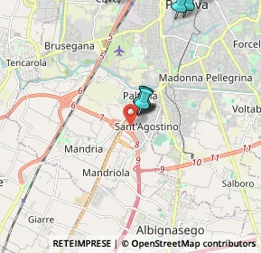 Mappa Via Galilei Galileo, 35020 Mandriola-Sant'Agostino PD, Italia (2.40833)