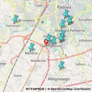 Mappa Via R. Sanzio, 35020 Albignasego PD, Italia (1.98083)