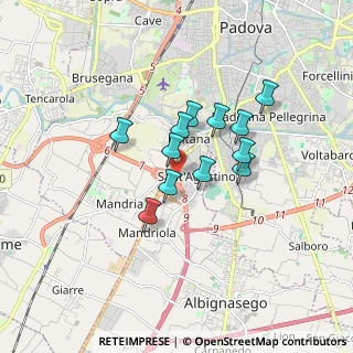 Mappa Via R. Sanzio, 35020 Albignasego PD, Italia (1.25)