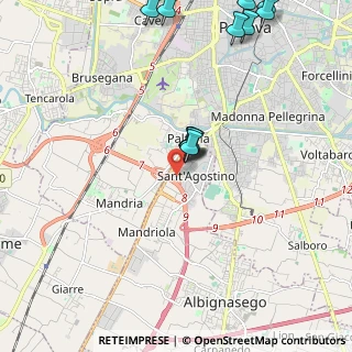 Mappa Via R. Sanzio, 35020 Albignasego PD, Italia (2.40833)