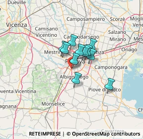 Mappa Via Galilei Galileo, 35020 Mandriola-Sant'Agostino PD, Italia (7.72182)