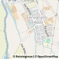 Mapa Cervignano d'Adda