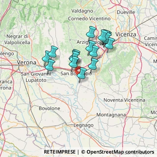 Mappa Via Alzana, 37040 Arcole VR, Italia (11.99722)