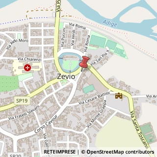 Mappa Piazza San Toscana, 18, 37059 Zevio, Verona (Veneto)