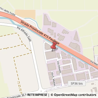 Mappa Via Olivetti, 76, 26010 Vaiano Cremasco, Cremona (Lombardia)