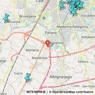 Mappa Via Marco Polo, 35020 Sant'Agostino PD, Italia (4.066)