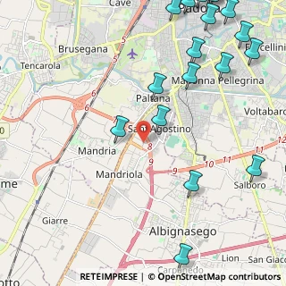 Mappa Via Marco Polo, 35020 Sant'Agostino PD, Italia (3.3265)