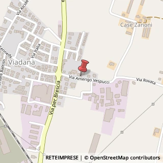 Mappa Via Amerigo Vespucci, 7, 25012 Calvisano, Brescia (Lombardia)