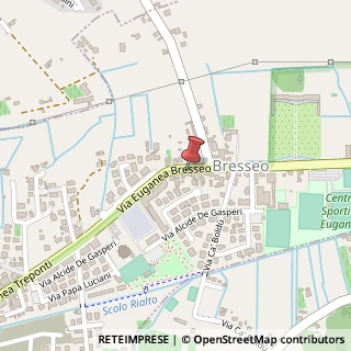 Mappa Via Euganea Teolo, 24, 35037 Teolo, Padova (Veneto)