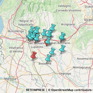 Mappa Via Tintoretto, 37059 Zevio VR, Italia (10.266)