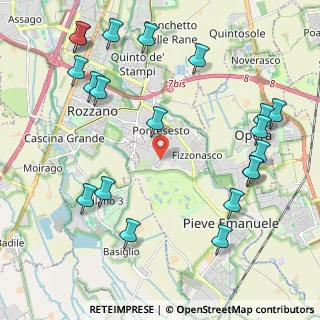 Mappa Via Longa, 20090 Pieve Emanuele MI, Italia (2.6385)