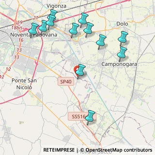 Mappa Via Giacomo Matteotti, 30030 Vigonovo VE, Italia (5.02083)