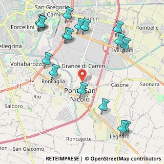 Mappa Via G. Mazzini, 35020 Ponte San Nicolò PD, Italia (2.62706)