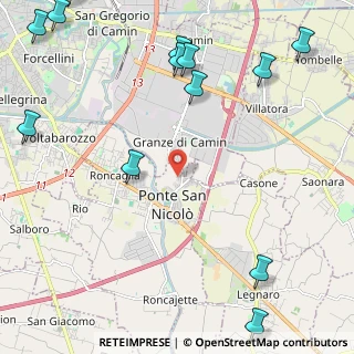 Mappa Via G. Mazzini, 35020 Ponte San Nicolò PD, Italia (3.31308)