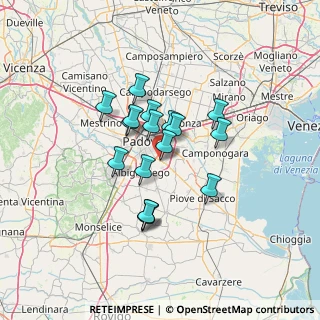 Mappa Via Monte Grappa, 35020 Ponte San Nicolò PD, Italia (9.99353)