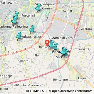 Mappa Via Monte Grappa, 35020 Ponte San Nicolò PD, Italia (2.29727)