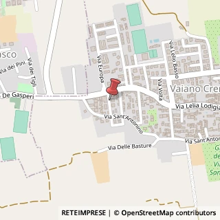 Mappa Via Lorenzo Perosi, 6, 26010 Vaiano Cremasco, Cremona (Lombardia)