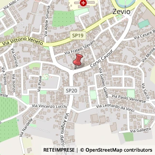Mappa Corso Camillo Benso Conte di Cavour, 154, 37059 Zevio, Verona (Veneto)