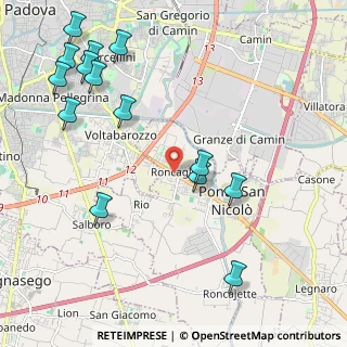 Mappa Via Marconi G., 35020 Ponte San Nicolò PD, Italia (2.62714)