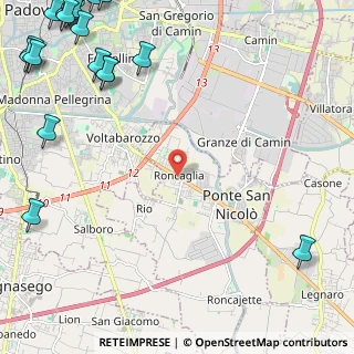 Mappa Via Marconi G., 35020 Ponte San Nicolò PD, Italia (4.019)