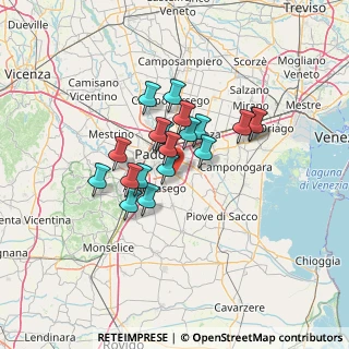 Mappa Via Marconi G., 35020 Ponte San Nicolò PD, Italia (9.72895)