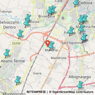 Mappa Via Toblino, 35142 Padova PD, Italia (3.25824)