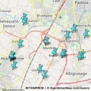 Mappa Via Toblino, 35142 Padova PD, Italia (2.8475)