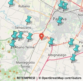 Mappa Via Toblino, 35142 Padova PD, Italia (5.31286)